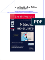 PDF of Medecine Moleculaire 2Nd Edition Sablonniere Full Chapter Ebook