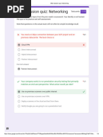 After-Session Quiz - Networking