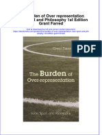 Full Ebook of The Burden of Over Representation Race Sport and Philosophy 1St Edition Grant Farred Online PDF All Chapter