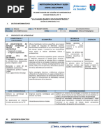 SESIÓN DE APRENDIZAJE N°1-Edufi-1er GRADO