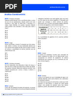 Questions Matematica Analise-Combinatoria