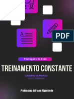 Treinamento Constante - Caderno de Provas - Cebraspe e FCC