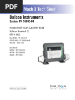 Balboa Instruments: EL2000 Mach 3 Tech Sheet