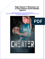 Full Ebook of Cheater A High School F F Romance 1St Edition Clara Ann Simons Sonia Bellido Aguirre Online PDF All Chapter