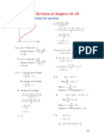 Cambridge Methods 1/2 - Chapter 19 Revision of 16 To 18