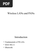 WLAN and PAN