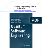 Full Ebook of Quantum Software Engineering Manuel A Serrano Online PDF All Chapter