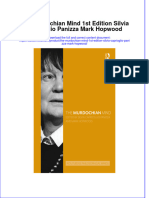 Full Ebook of The Murdochian Mind 1St Edition Silvia Caprioglio Panizza Mark Hopwood Online PDF All Chapter