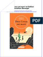 Full Download Don Creux Est Mort 1St Edition Jonathan Baranger Online Full Chapter PDF