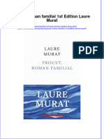 PDF of Proust Roman Familial 1St Edition Laure Murat Full Chapter Ebook