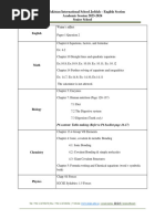 Test 3 Topics Y9