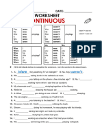 2-Grammar Worksheet Past Continuous-No Key