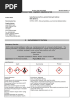 Leoch MSDS SDS Wet Charged Batteries English