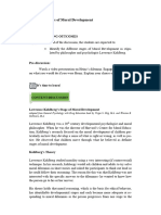 Ethics Chapter 1 Lesson 6 Stage of Moral Development