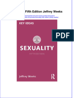 Full Ebook of Sexuality Fifth Edition Jeffrey Weeks Online PDF All Chapter