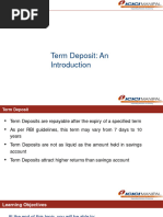 Mod 4 Topic Term Deposits