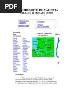 El Terremoto de Valdivia