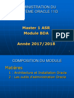 Administration Base de Données Oracle11G Partie3