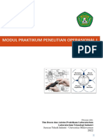 Modul Praktikum Penelitian Operasional 1