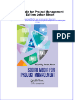 Full Ebook of Social Media For Project Management 1St Edition Johan Ninan Online PDF All Chapter