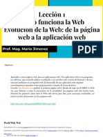 Lección 1 Módulo 1 - Cómo Funciona La Web