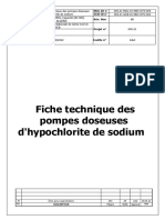 Datasheet Pumps Dosing Soduim Hypochlorite