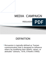 Media Campaign (Theories of Persuasion)