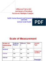 Practical - 592 MA SOCIOLOGY SPSS Fourth Sem