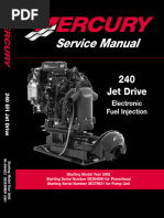 Manual Mercury Jet Drive 240 EFI