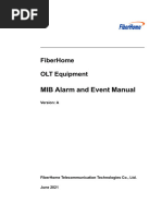 Fiber Home OLT Equipment MIB Alarm and Event Manual