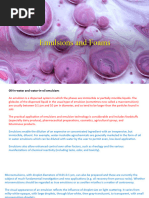 Emulsions and Foams