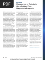 Management of Endodontic Complications From Diagnosis To Prognosis