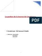 La Gestion de La Bourse de Casablanca Word - Converti