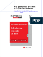 Full Download Introduction Generale Au Droit 13Th Edition Sophie Druffin Bricca Online Full Chapter PDF