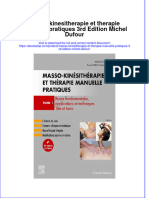 PDF of Masso Kinesitherapie Et Therapie Manuelle Pratiques 3Rd Edition Michel Dufour Full Chapter Ebook