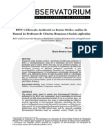 BNCC e Educação Ambiental No Ensino Médio: Análise Do Manual Do Professor de Ciências Humanas e Sociais Aplicadas