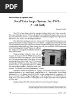 Rural Water Supply System: Puri PWS - A Real Truth: Success Story of Gopalpur, Puri