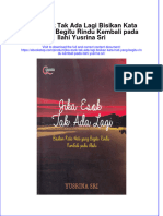 Full Download Jika Esok Tak Ada Lagi Bisikan Kata Hati Yang Begitu Rindu Kembali Pada Ilahi Yusrina Sri Online Full Chapter PDF