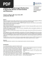 Surgery For Velopharyngeal Dysfunction A Systematic Review of Interventions and Outcomes