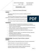 MATEMÁTICA Primera Parte - 2do Año - 2024