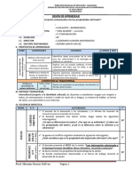 Sesión de Aprendizaje - Propiedades Del Texto