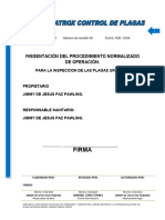 Pno Atrox Control de Plagas Documento P-Op-003 Rev-00 Procedimientos para La Indentificacion de Las Plagas