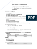 Ejercicios de Velocidad de Reacción