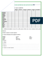 Sustantivo Primero de Secundaria