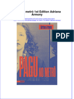 PDF of Pagu No Metro 1St Edition Adriana Armony Full Chapter Ebook