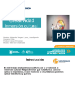 Creatividad Inmersion Cultural