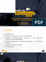 Derechos Humanos de Los Contribuyentes, Su Argumentación en La Defensa Jurídica VF