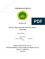 Makalah Kedudukan Qiyas