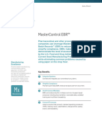 Mastercontrol Electronic Batch Records (Ebr)