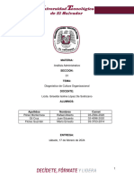 Diagnostico de Cultura Organizacional